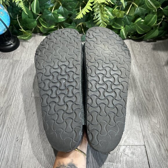 BIRKENSTOCK ARIZONA GENUINE SHEARLING SLIDE SANDAL BLACK MEN’S EU46 $160 main image 7